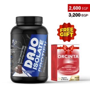 Dajo isolate chocolate protein + orcinta Multi vitamin